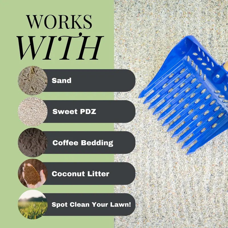 2-in-1 Chicken Poop Scoop & Rake