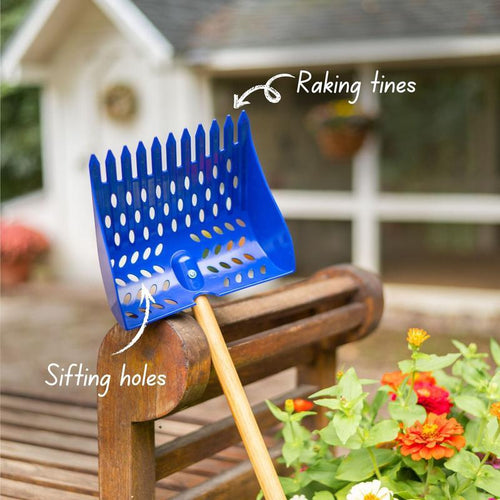 2-in-1 Chicken Poop Scoop & Rake