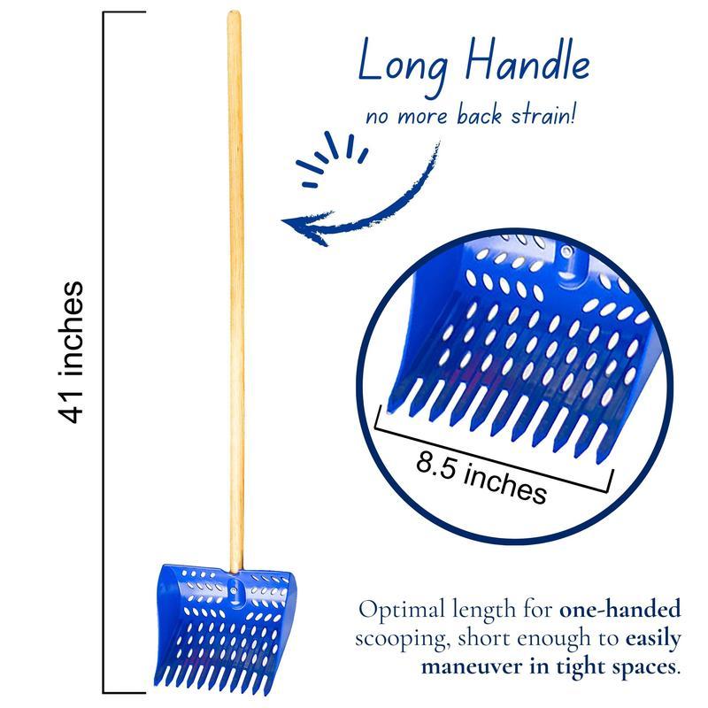 2-in-1 Chicken Poop Scoop & Rake