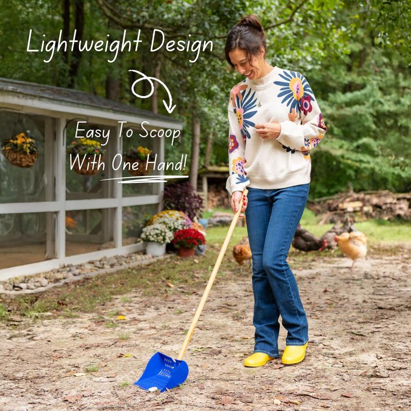 2-in-1 Chicken Poop Scoop & Rake