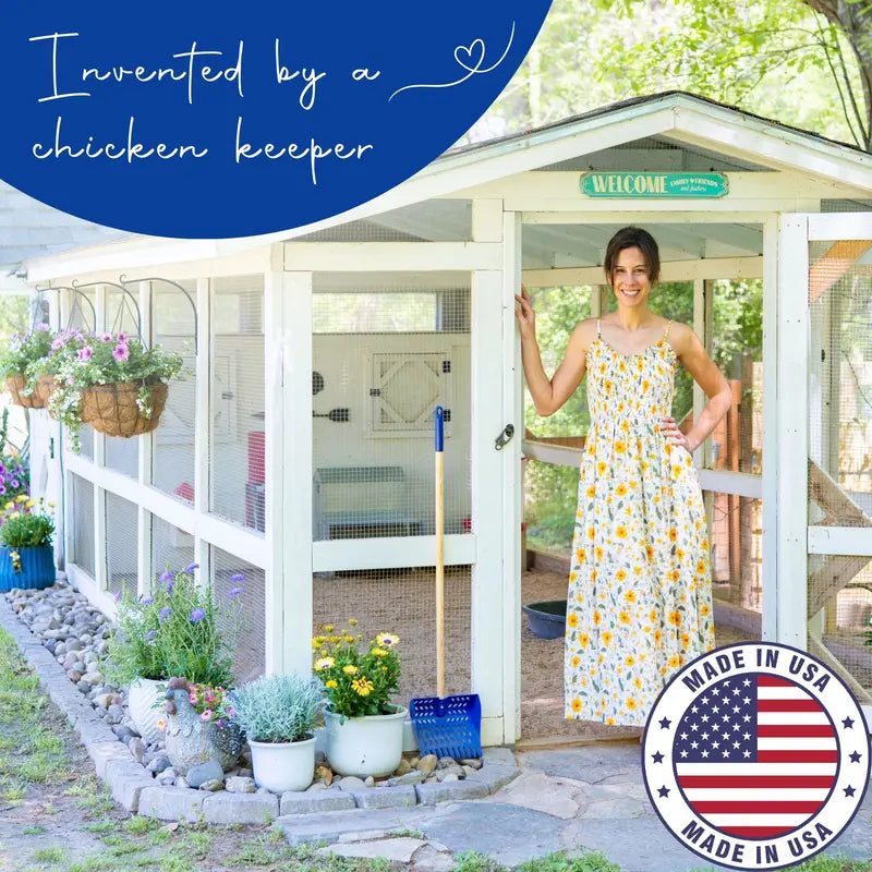 2-in-1 Chicken Poop Scoop & Rake