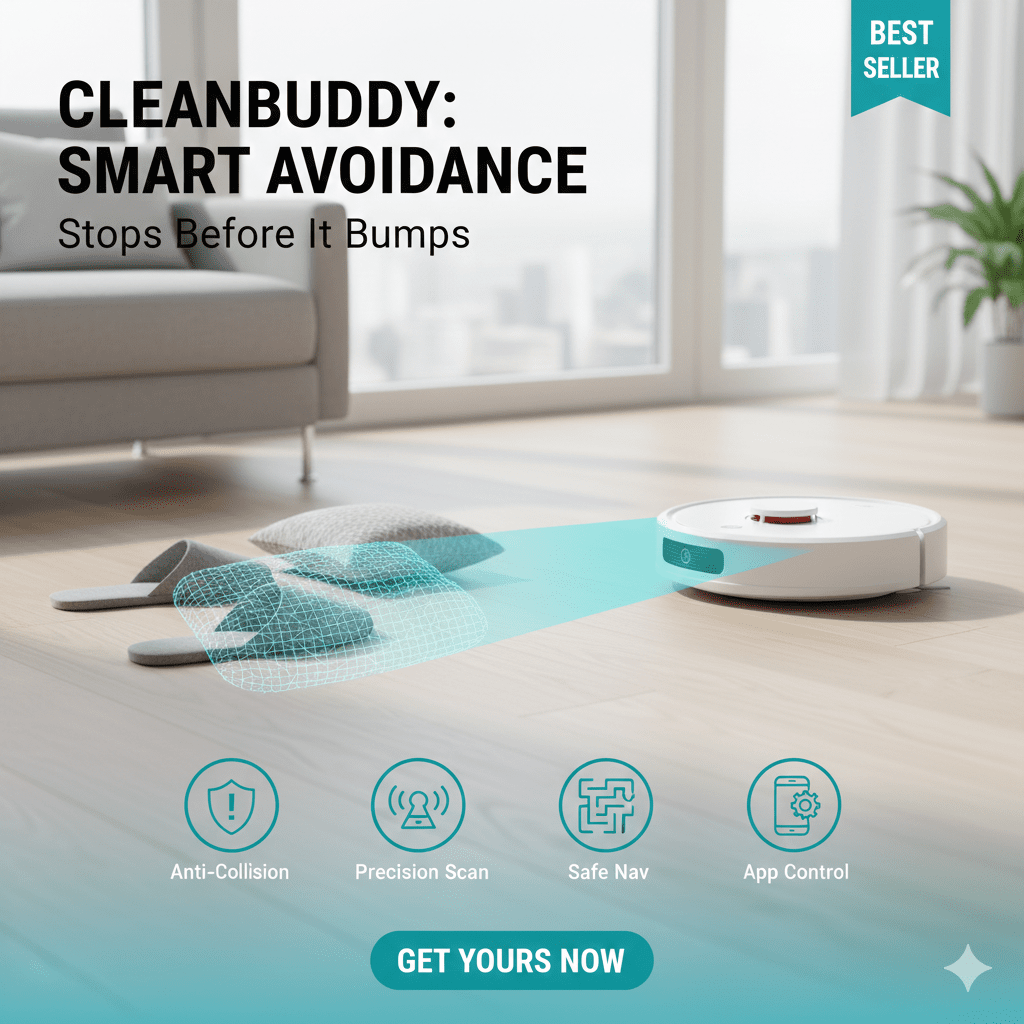 CleanBuddy™ 4-in-1 Smart Robot Vacuum & Mop