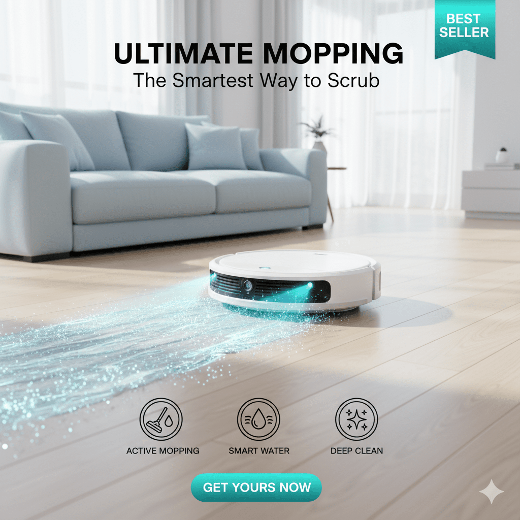 CleanBuddy™ 4-in-1 Smart Robot Vacuum & Mop