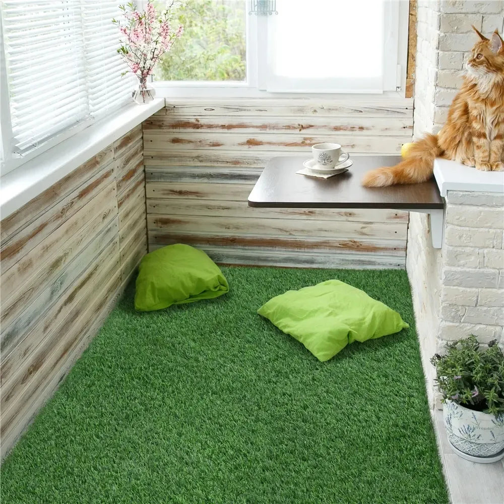 12"x12" Self-Draining Artificial Grass Tiles 6 Pack