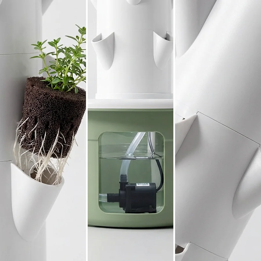 Vertical Hydroponic Grow Tower